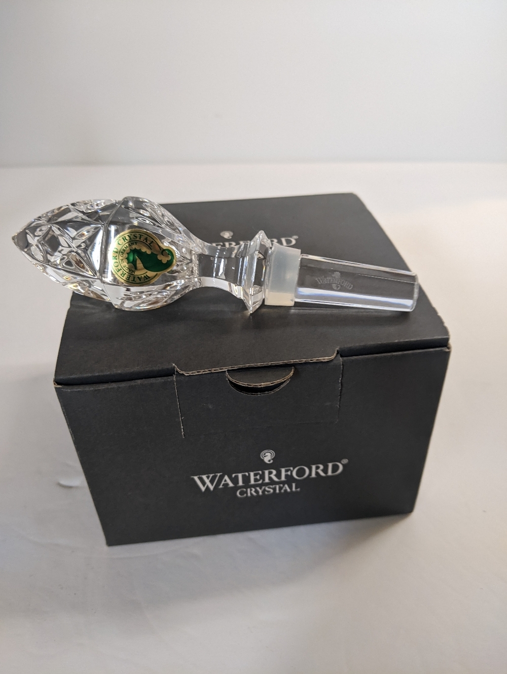 Waterford Crystal Acorn Bottle Stopper #125437 NIB